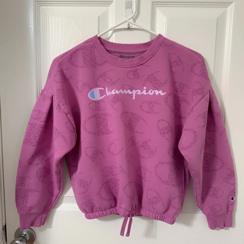 2 PIECE SET Champion Kids  Pink Sweatpants And Sweater